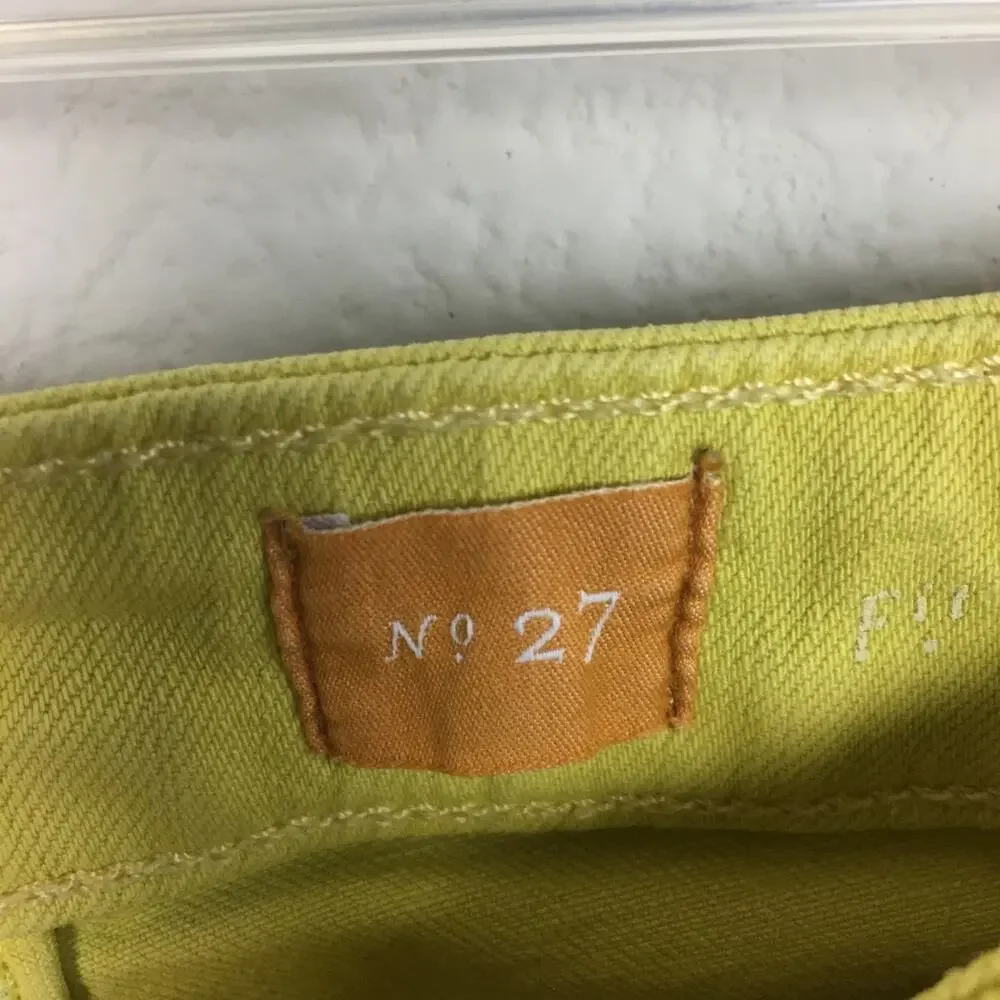 Pilcro & the Letterpress Yellow 6"  Denim Shorts 27 - Picture 7 of 11